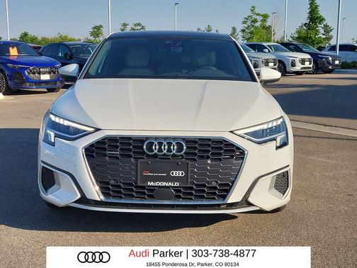 Ibis White 2023 Audi A3 Premium
