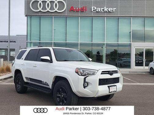 Super White 2021 Toyota 4Runner SR5