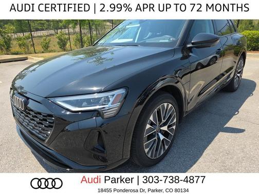 Mythos Black Metallic 2024 Audi Q8 e-tron Prestige SUV