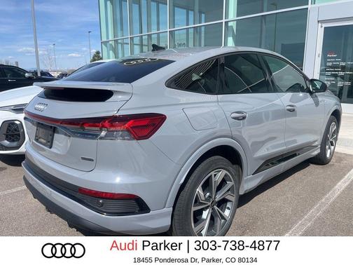 Pebble Gray 2024 Audi Q4 e-tron Premium 50 quattro