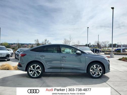 Pebble Gray 2024 Audi Q4 e-tron Premium 50 quattro