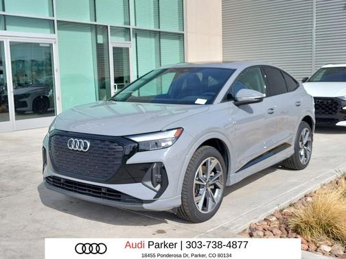Pebble Gray 2024 Audi Q4 e-tron Premium 50 quattro