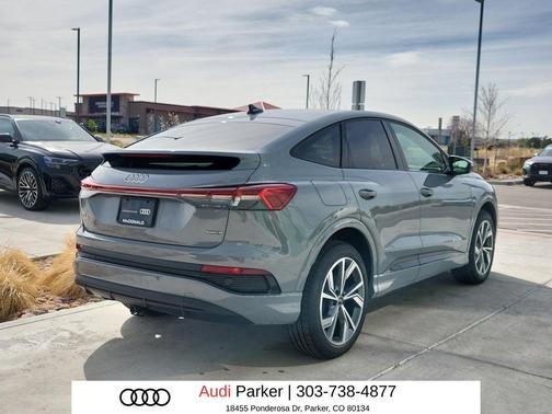 Pebble Gray 2024 Audi Q4 e-tron Premium 50 quattro