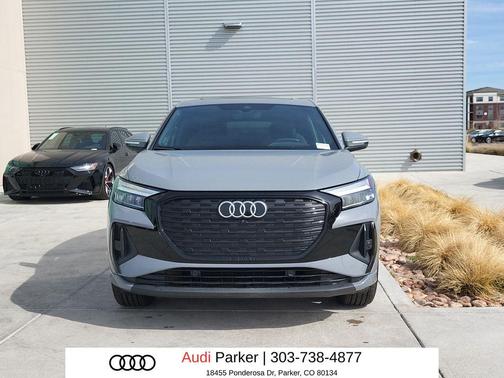 Pebble Gray 2024 Audi Q4 e-tron Premium 50 quattro