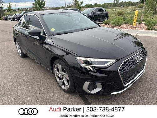 Mythos Black Metallic 2023 Audi A3 Premium