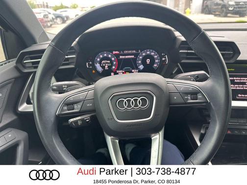 Mythos Black Metallic 2023 Audi A3 Premium