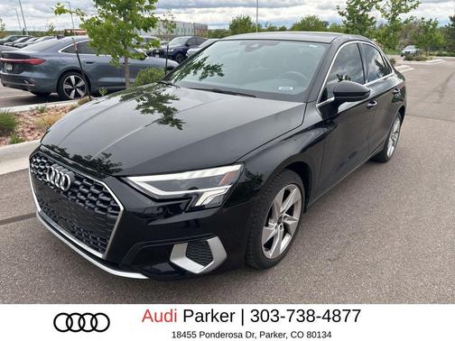 Mythos Black Metallic 2023 Audi A3 Premium