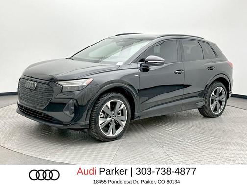 Mythos Black Metallic 2023 Audi Q4 e-tron Prestige 50 quattro