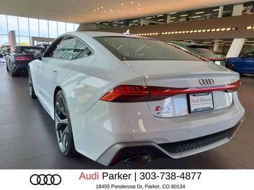 Glacier White Metallic 2025 Audi RS 7 4.0T Performance
