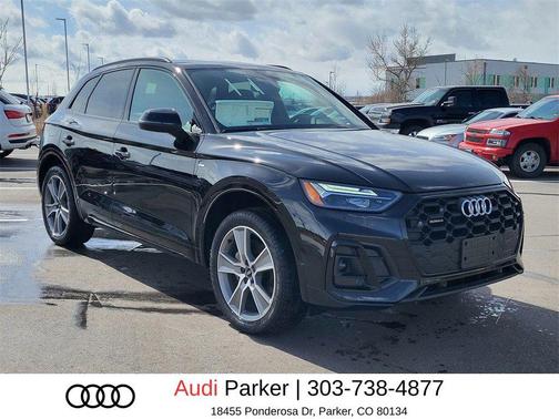Mythos Black Metallic 2025 Audi Q5 45 S line Premium