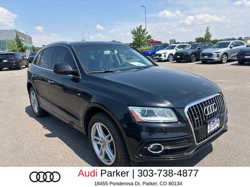 Black 2015 Audi Q5 3.0T Premium Plus