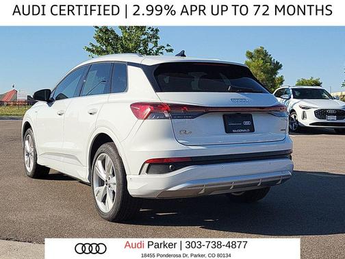 Glacier White Metallic 2023 Audi Q4 e-tron Premium Plus 50 quattro