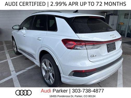 Glacier White Metallic 2023 Audi Q4 e-tron Premium Plus 50 quattro