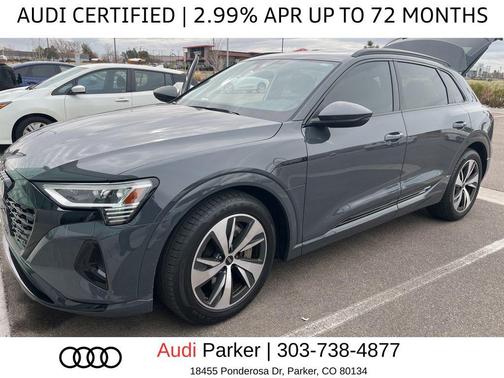 Magnet Gray 2024 Audi Q8 e-tron Premium