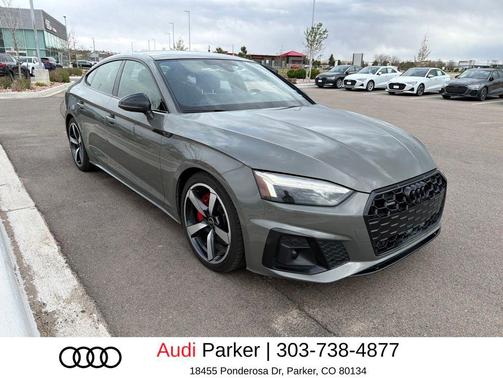 Chronos Gray Metallic 2023 Audi A5 Sportback 45 S Line Premium Plus