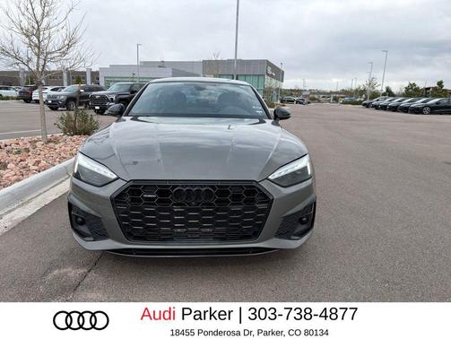 Chronos Gray Metallic 2023 Audi A5 Sportback 45 S Line Premium Plus