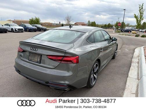 Chronos Gray Metallic 2023 Audi A5 Sportback 45 S Line Premium Plus