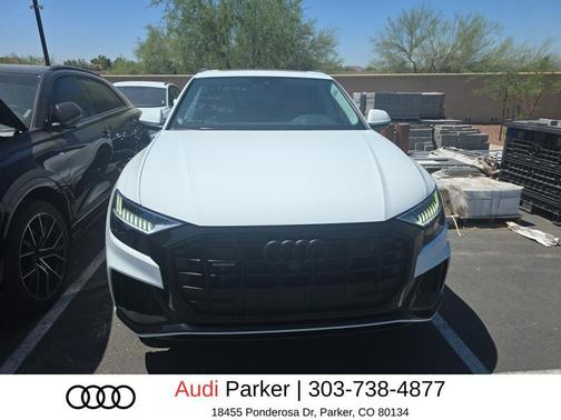 Carrara White 2023 Audi Q8 55 Premium Plus