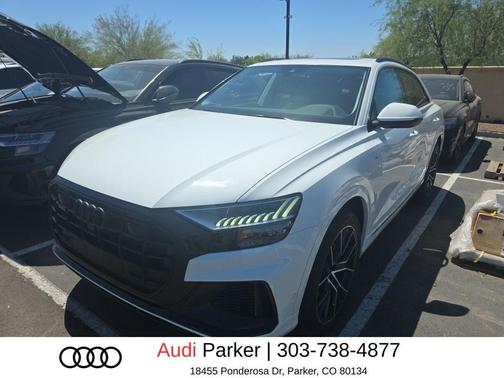 Carrara White 2023 Audi Q8 55 Premium Plus