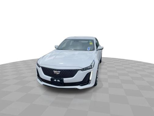 Crystal White Tricoat 2023 Cadillac CT5 4dr Sdn Luxury