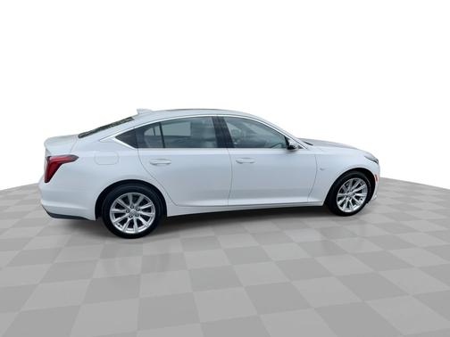 Crystal White Tricoat 2024 Cadillac CT5 4dr Sdn Luxury