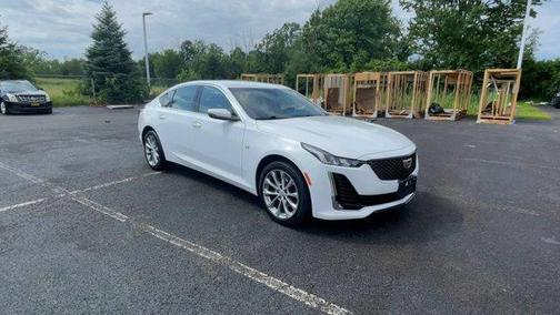 Crystal White Tricoat 2024 Cadillac CT5 4dr Sdn Premium Luxury