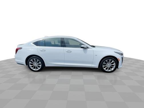 Crystal White Tricoat 2024 Cadillac CT5 4dr Sdn Premium Luxury
