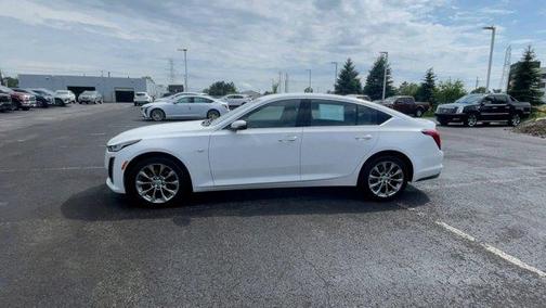 Crystal White Tricoat 2024 Cadillac CT5 4dr Sdn Premium Luxury
