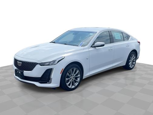 Crystal White Tricoat 2024 Cadillac CT5 4dr Sdn Premium Luxury