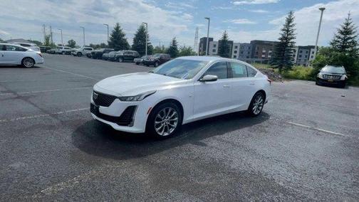 Crystal White Tricoat 2024 Cadillac CT5 4dr Sdn Premium Luxury