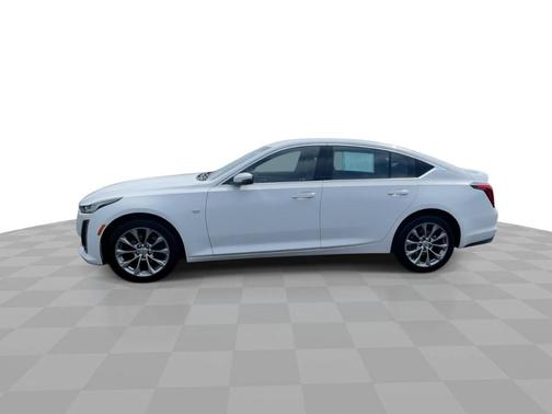 Crystal White Tricoat 2024 Cadillac CT5 4dr Sdn Premium Luxury