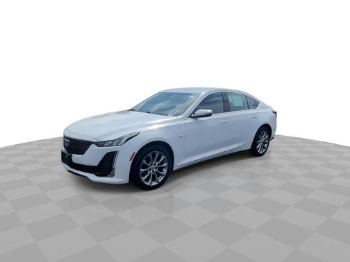 Crystal White Tricoat 2024 Cadillac CT5 4dr Sdn Premium Luxury