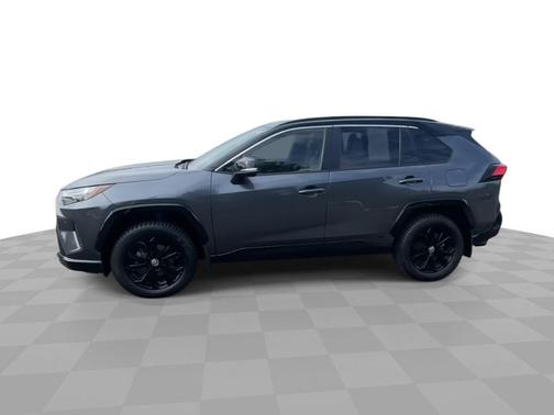 Silver Sky Metallic/Midnight Black Metallic 2024 Toyota RAV4 Hybrid XSE AWD (Natl)