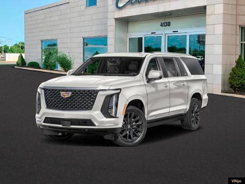 Vibrant White Tricoat 2026 Cadillac Escalade ESV Luxury SUV