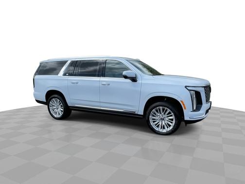 Vibrant White Tricoat 2026 Cadillac Escalade ESV 4WD 4dr Luxury