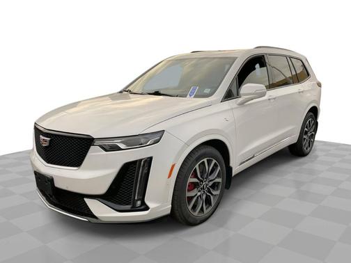 Crystal White Tricoat 2023 Cadillac XT6 AWD 4dr Sport