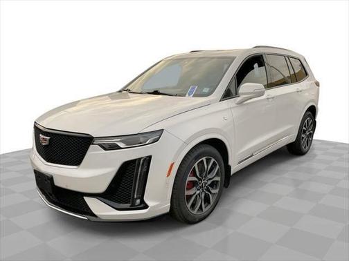 Crystal White Tricoat 2023 Cadillac XT6 AWD 4dr Sport