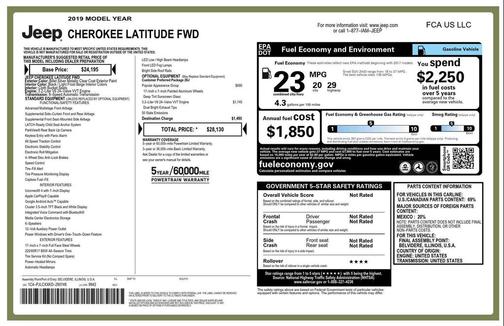 2019 Jeep Cherokee Latitude
