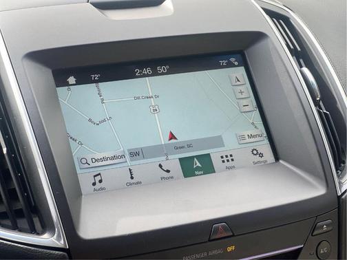 White Platinum Tri-Coat Metallic 2016 Ford Edge Titanium