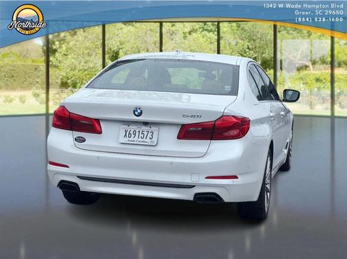 Mineral White Metallic 2020 BMW 540 i