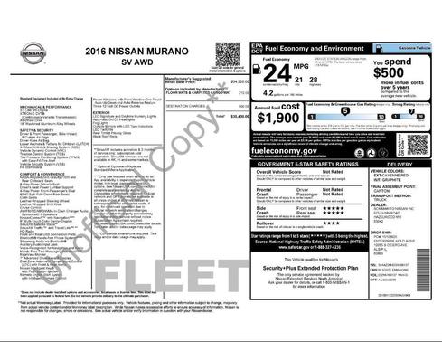 2016 Nissan Murano SV