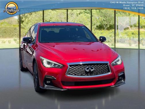 Dynamic Sunstone Red 2018 INFINITI Q50 3.0t Red Sport 400