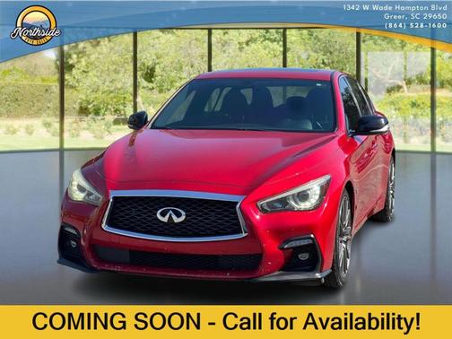Dynamic Sunstone Red 2018 INFINITI Q50 3.0t Red Sport 400