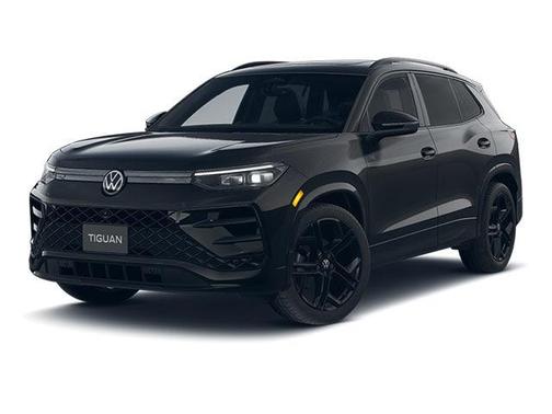 Avocado Green w/Deep Black Roof 2026 Volkswagen Tiguan 2.0T SE R-Line Black