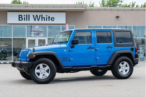 Hydro Blue Pearl Coat 2015 Jeep Wrangler Unlimited Sport