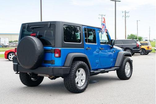 Hydro Blue Pearl Coat 2015 Jeep Wrangler Unlimited Sport