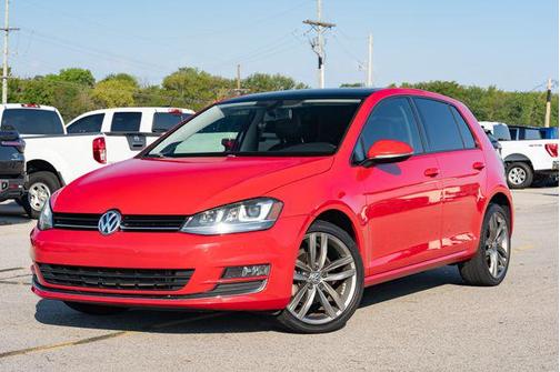 Tornado Red 2015 Volkswagen Golf DSG TDI SEL