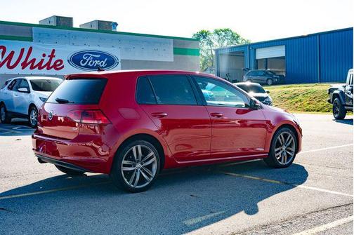 Tornado Red 2015 Volkswagen Golf DSG TDI SEL