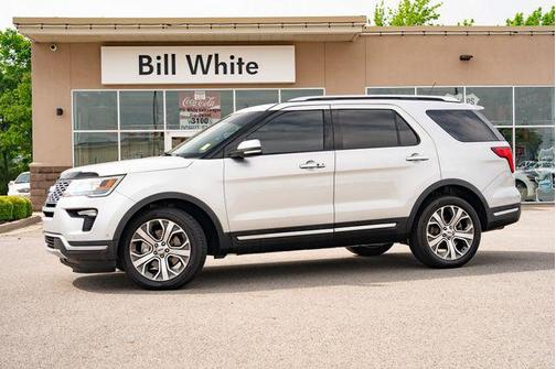 Ingot Silver 2019 Ford Explorer Platinum