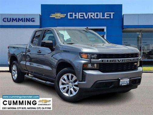 Satin Steel Metallic 2020 Chevrolet Silverado 1500 Custom